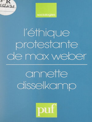 cover image of L'éthique protestante, de Max Weber